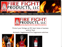 Tablet Screenshot of firefightproducts.com